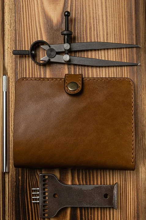 portefeuille en cuir